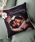 Personalised Anniversary Greetings Cushion